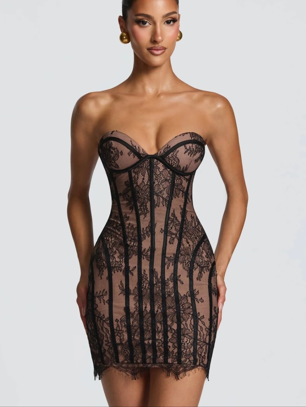 Babyboo Sian Mini Dress - Black Size Small